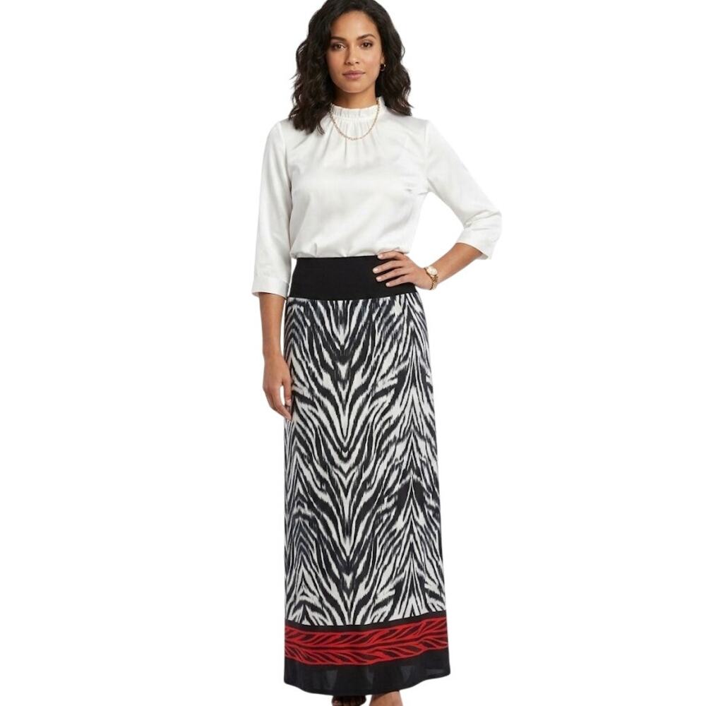 I.N. Studio Maxi Skirt Animal Print
